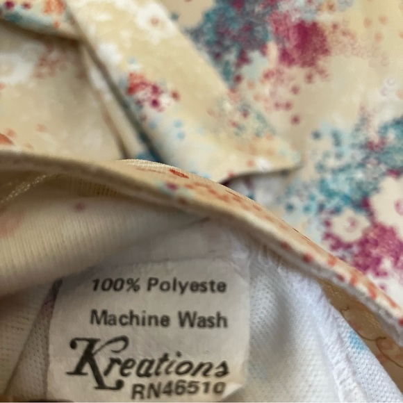 Kreations Floral Neck Tie Blouse - Picture 4 of 5